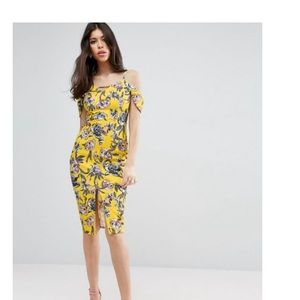 ASOS yellow midi dress  ** 3 for 35